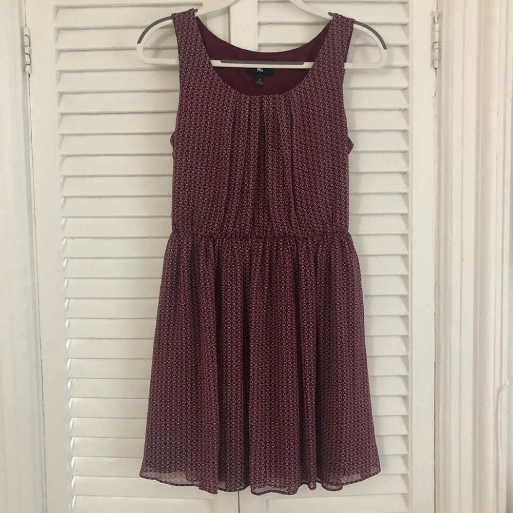 Red Fully Lined Dress